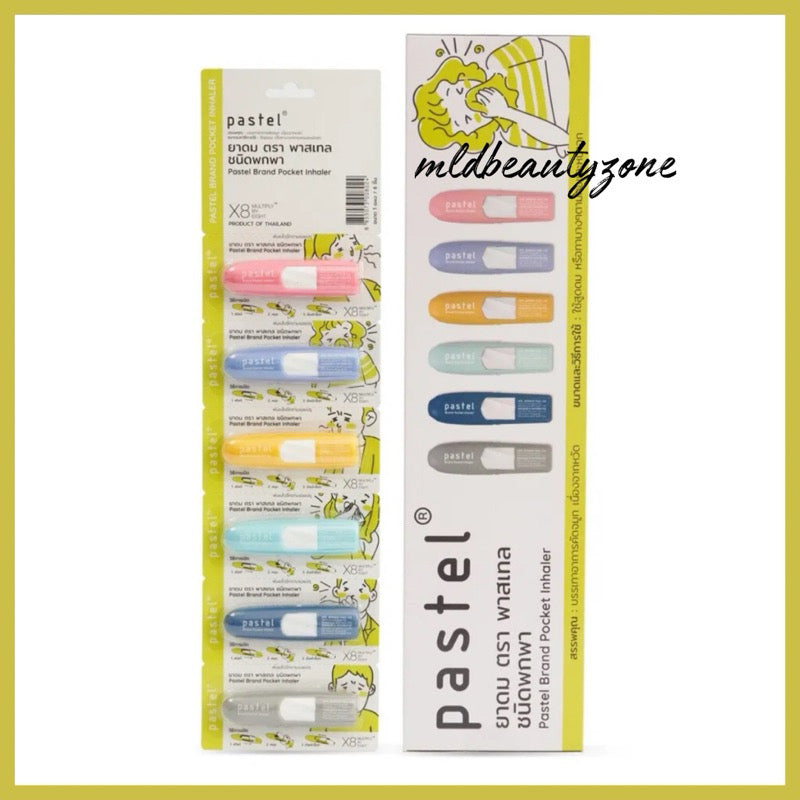 Pastel Creatives Inhaler 6pcs - Made in Thailand