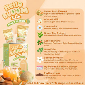 Hello Bloom Gleam Milky Melon