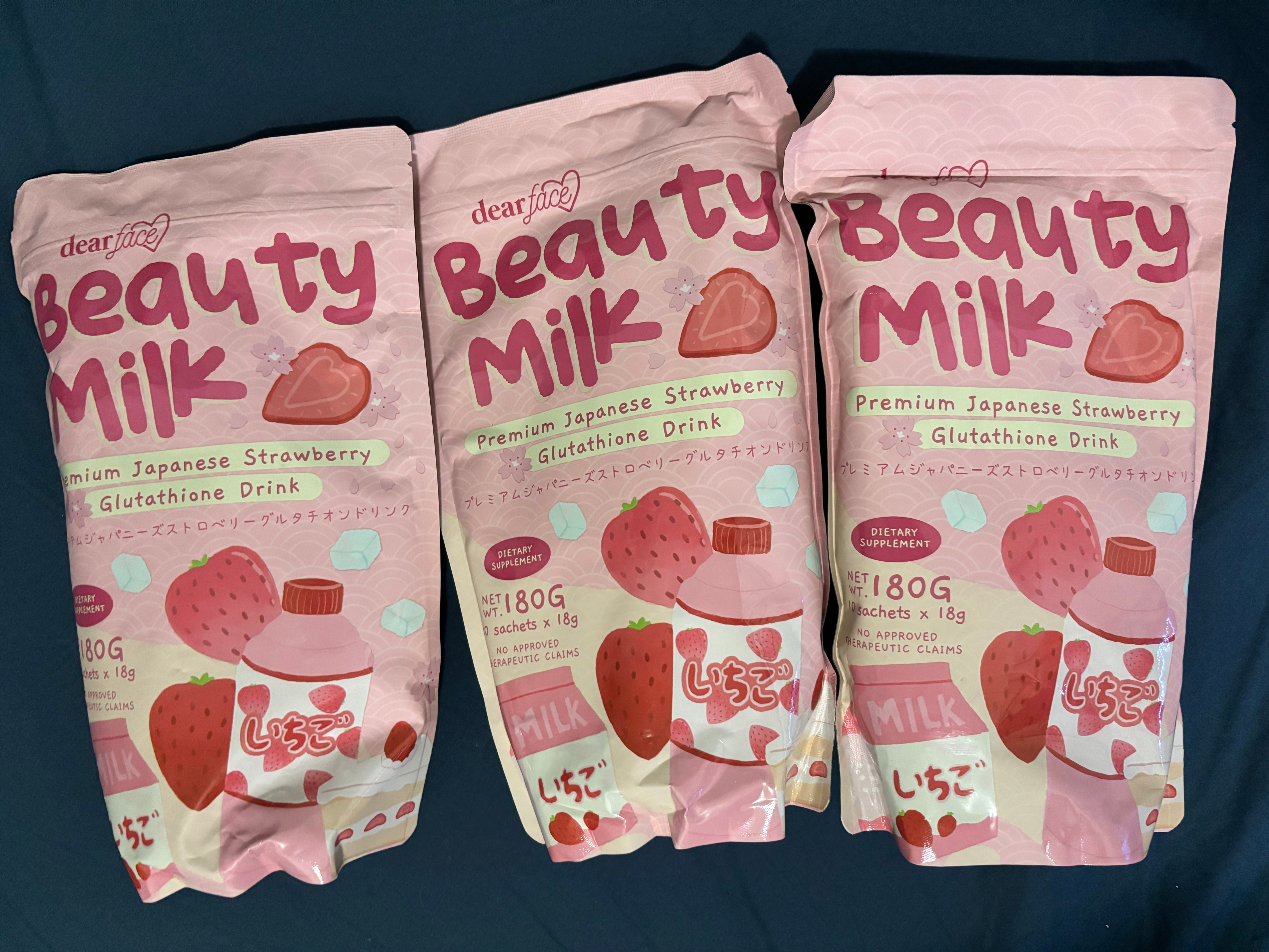 Beauty Milk - Strawbery @simplicitycarecosmetics Beauty Milk - Strawbery @simplicitycarecosmetics