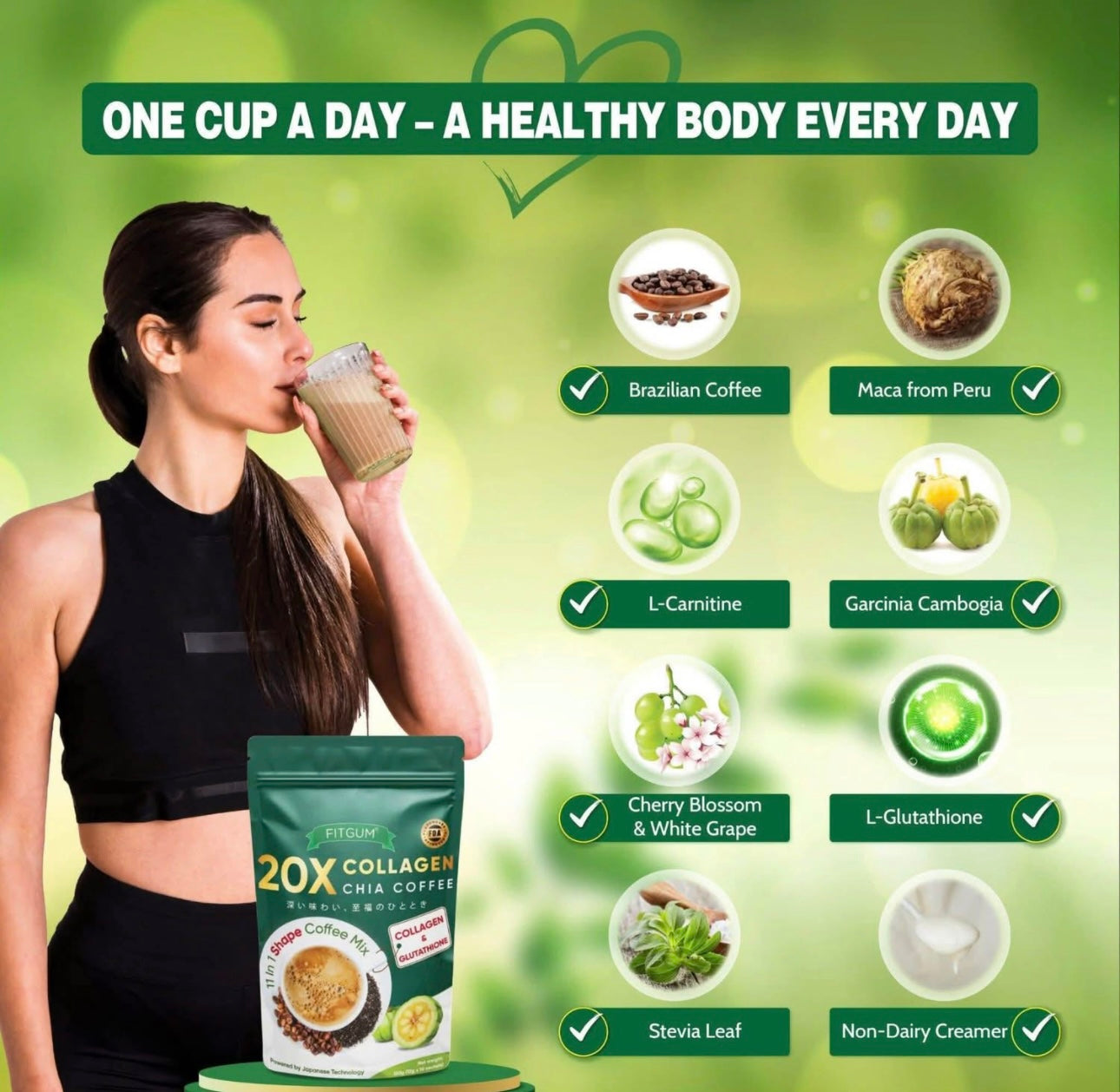 Fitgum Coffee Collagen