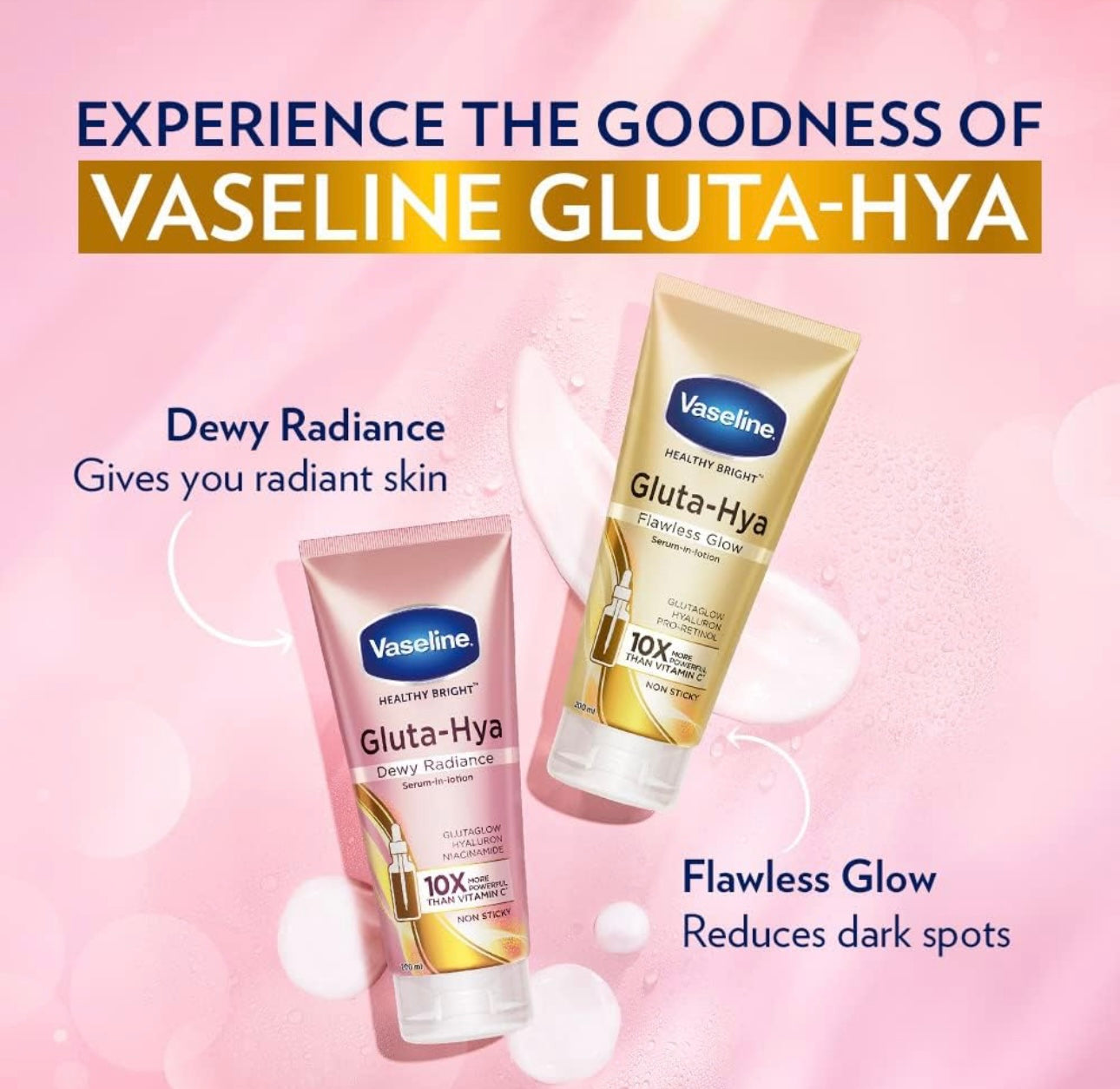 Vaseline Gluta-Hya Dewy Radiance Serum-In-Lotion - 300ml -