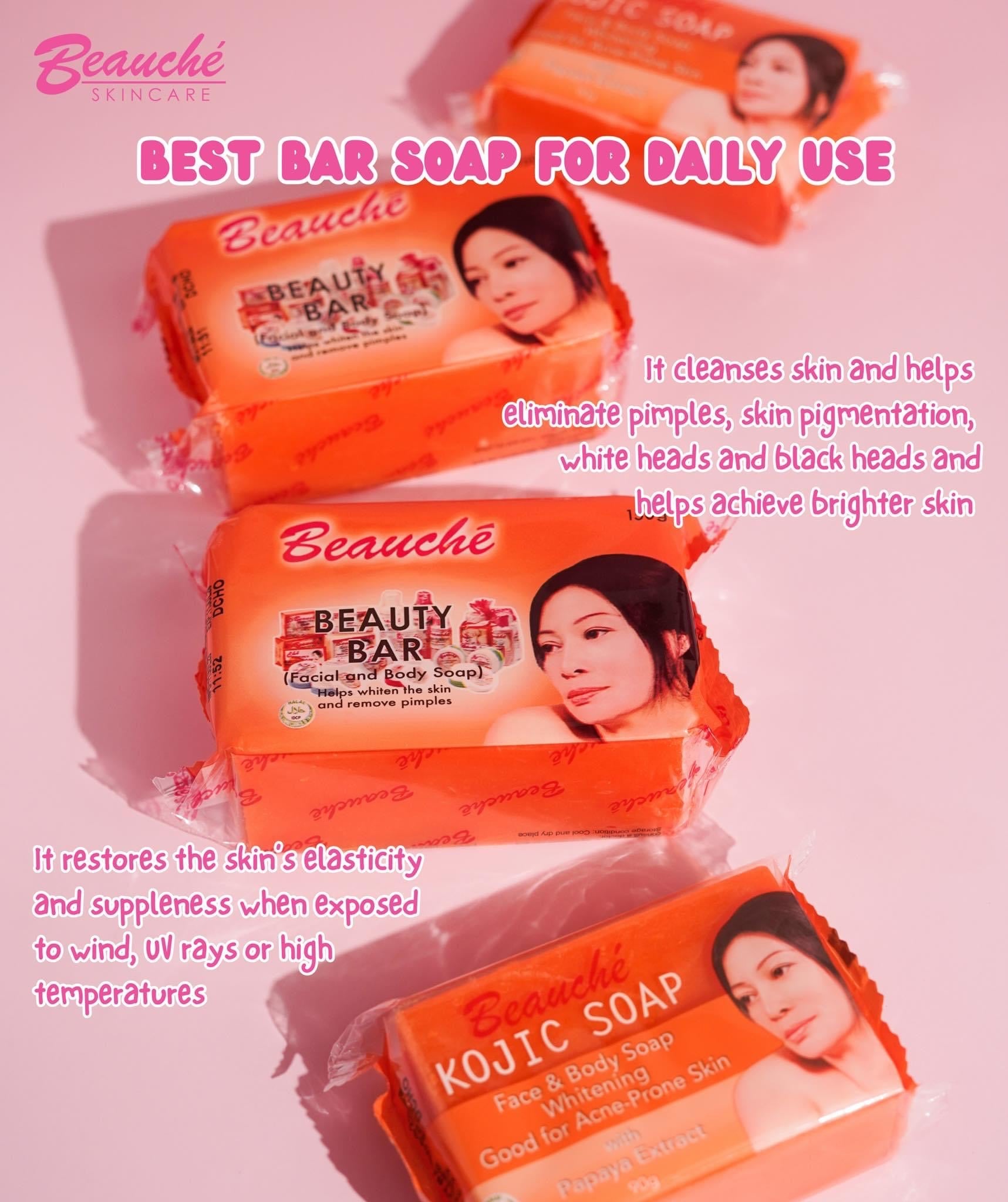 3pcs Beauchè Beauty Bar Papaya Acne Prone Skin - Simplicity Care