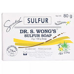 DR WONGS Sulfur Soap With Moisturizer Aloe Vera Soap 80g