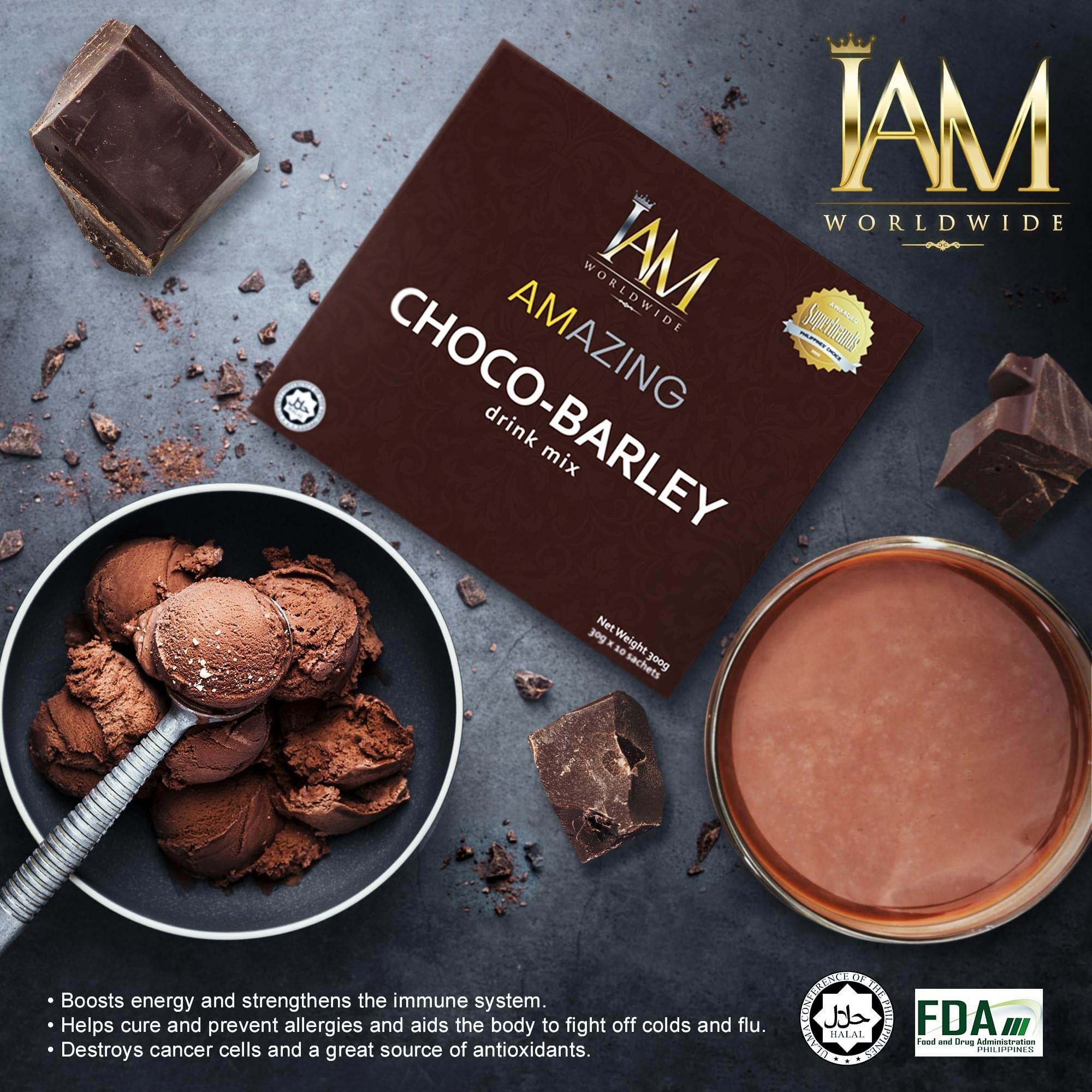 I Am Amazing Choco Barley - For Adult and Kids