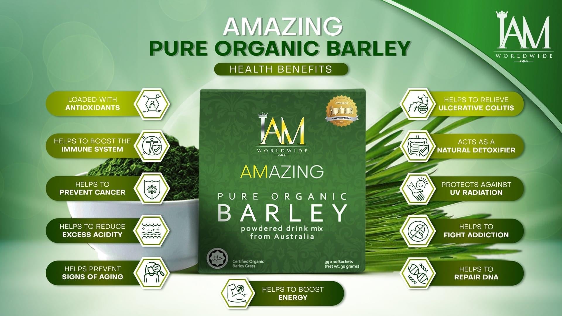 Amazing Pure Organic Barley